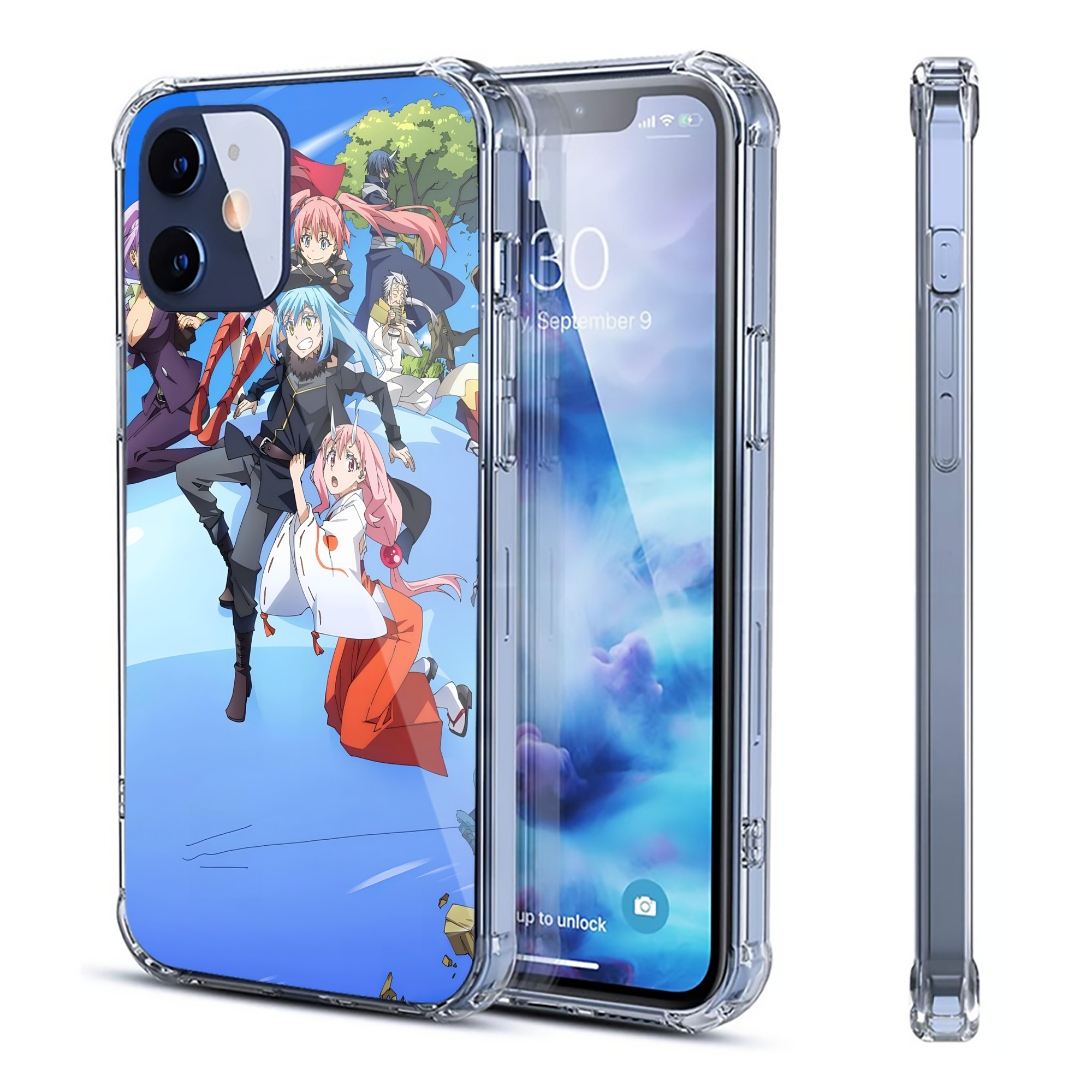 （画像用） 転スラ Regarding Reincarnated to Slime 【iPhone 12シリーズ対応】透明スマホケース（クリアソフトケース）